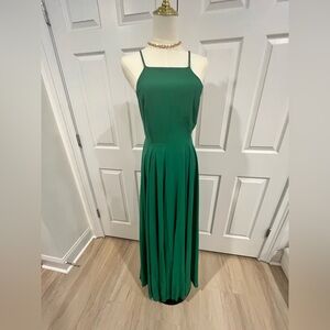 Lulu's Vibrant Green Maxi Dress